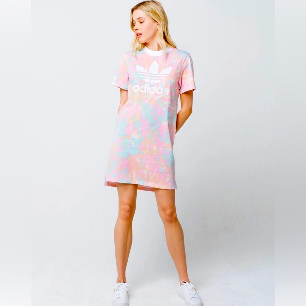 Adidas Tie Dye T-Shirt Dress ( Never  Worn)